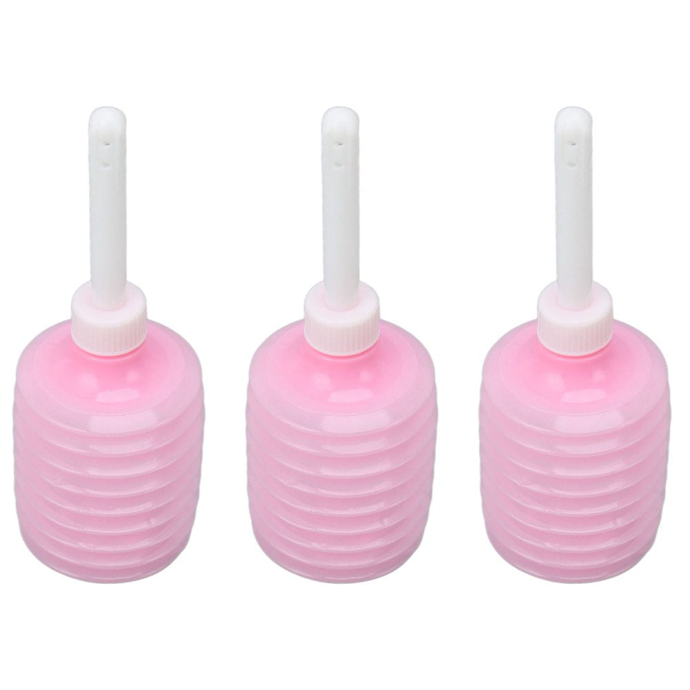 Enema Water Bottle, Flexible Easy to Use Vaginal Douche Bulb 200Ml 10 Pcs Hygienic Soft for Cleansers