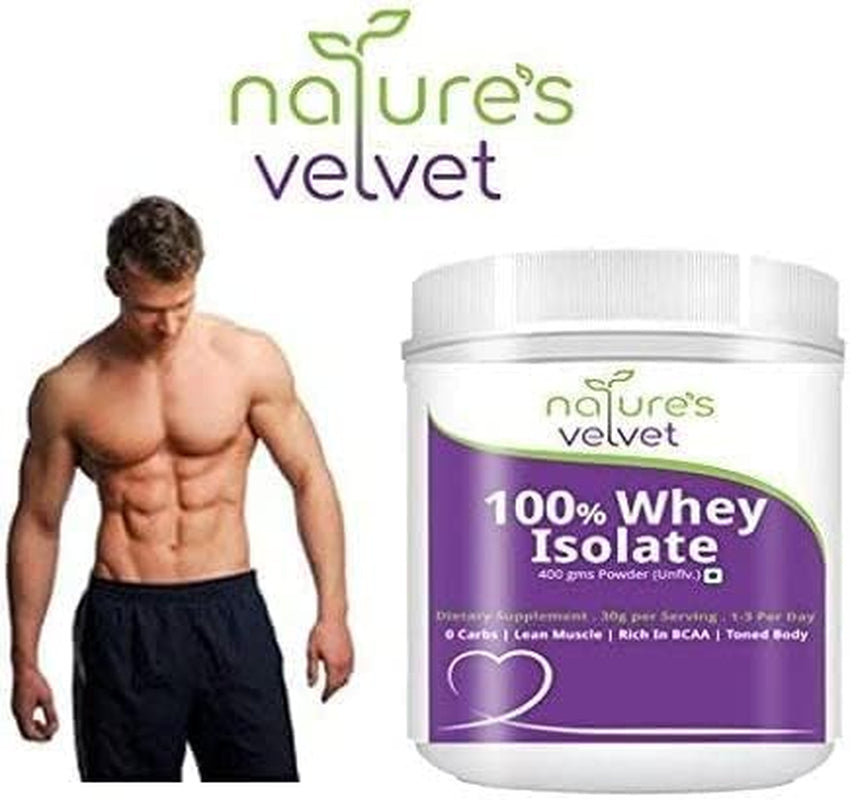 Nature'S Velvet Lifecare Whey Protein Isolate (Nviso), Manufactured in USA, 400 G