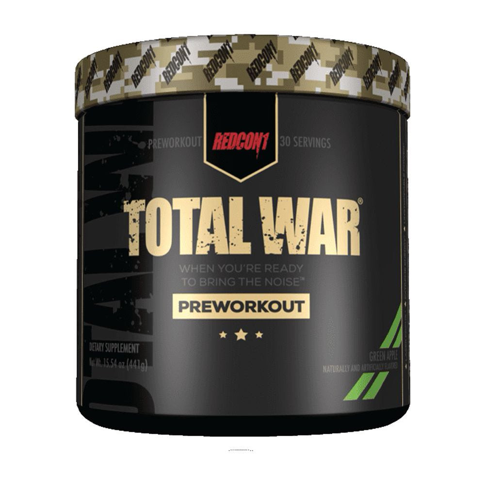 Redcon1 Total War Preworkout, Blue Coconut, Pre Workout Powder, 30 Servings