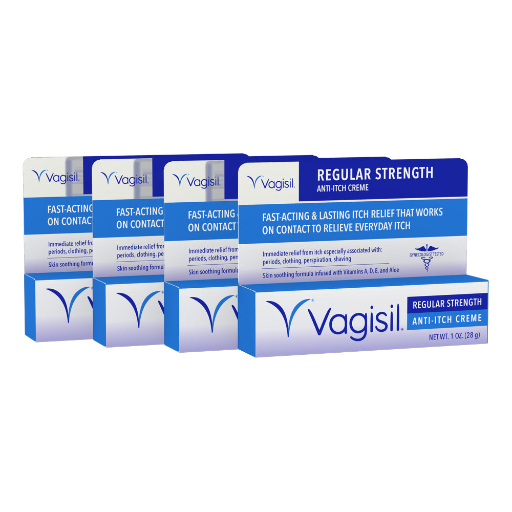 Vagisil Anti-Itch Creme, Regular Strength 1 Oz (Pack of 6)