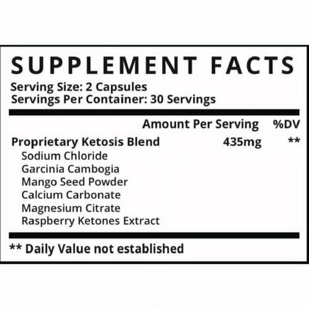 (5 Pack) Pure Keto Burn - Supplement for Weight Loss - Energy & Focus Boosting Dietary Supplements for Weight Management & Metabolism - Advanced Fat Burn Raspberry Ketones Pills - 300 Capsules