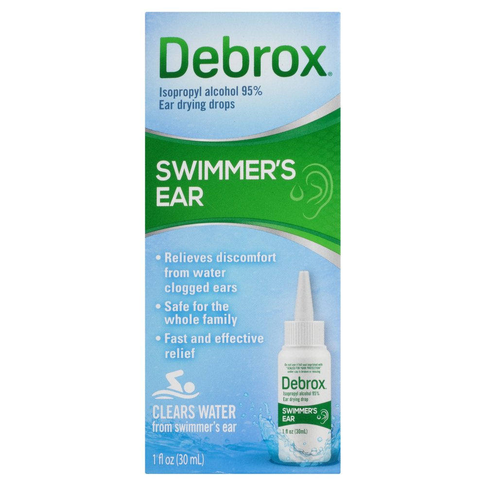 Debrox Swimmer’S Ear Drops, Ear Drying Drops for Adults and Kids, 1 Fl Oz