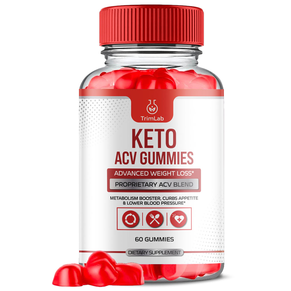 (1 Pack) Trimlab Keto ACV Gummies - Supplement for Weight Loss - Energy & Focus Boosting Dietary Supplements for Weight Management & Metabolism - Fat Burn - 60 Gummies