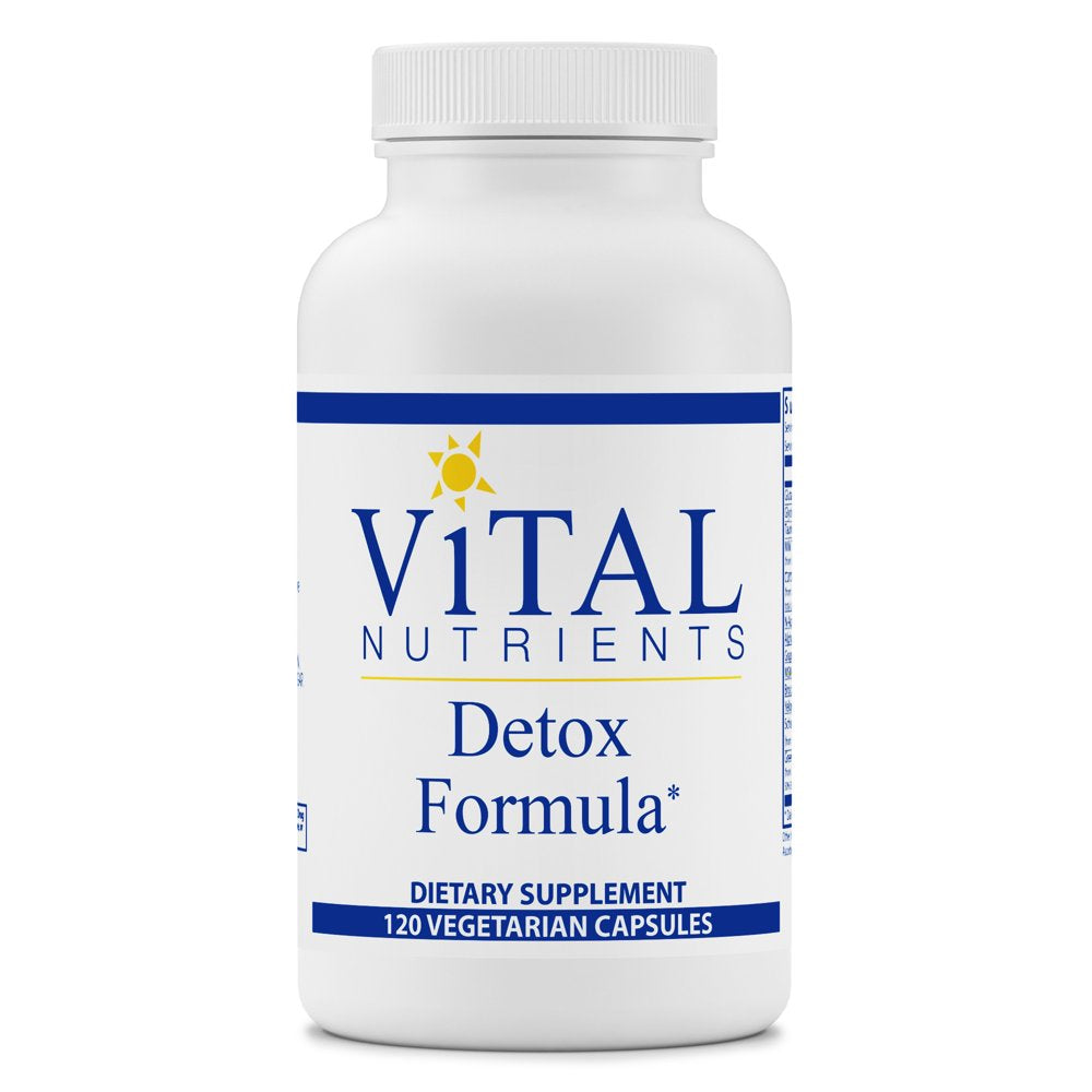 Vital Nutrients - Detox Formula - Specially Designed Formula for Liver and Detoxification Support - 120 Capsules per Bottle