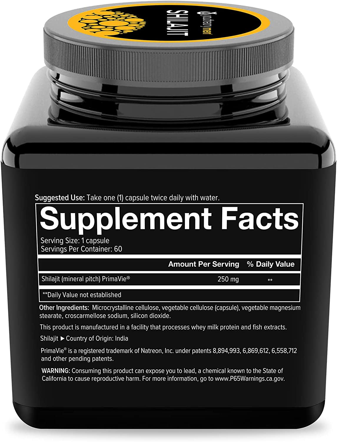 Youtheory Daily Fat Burner, Vegetarian Capsules, 60 Count Bottle Mens Shilajit Advanced 60 Count Bottle Value Bundle