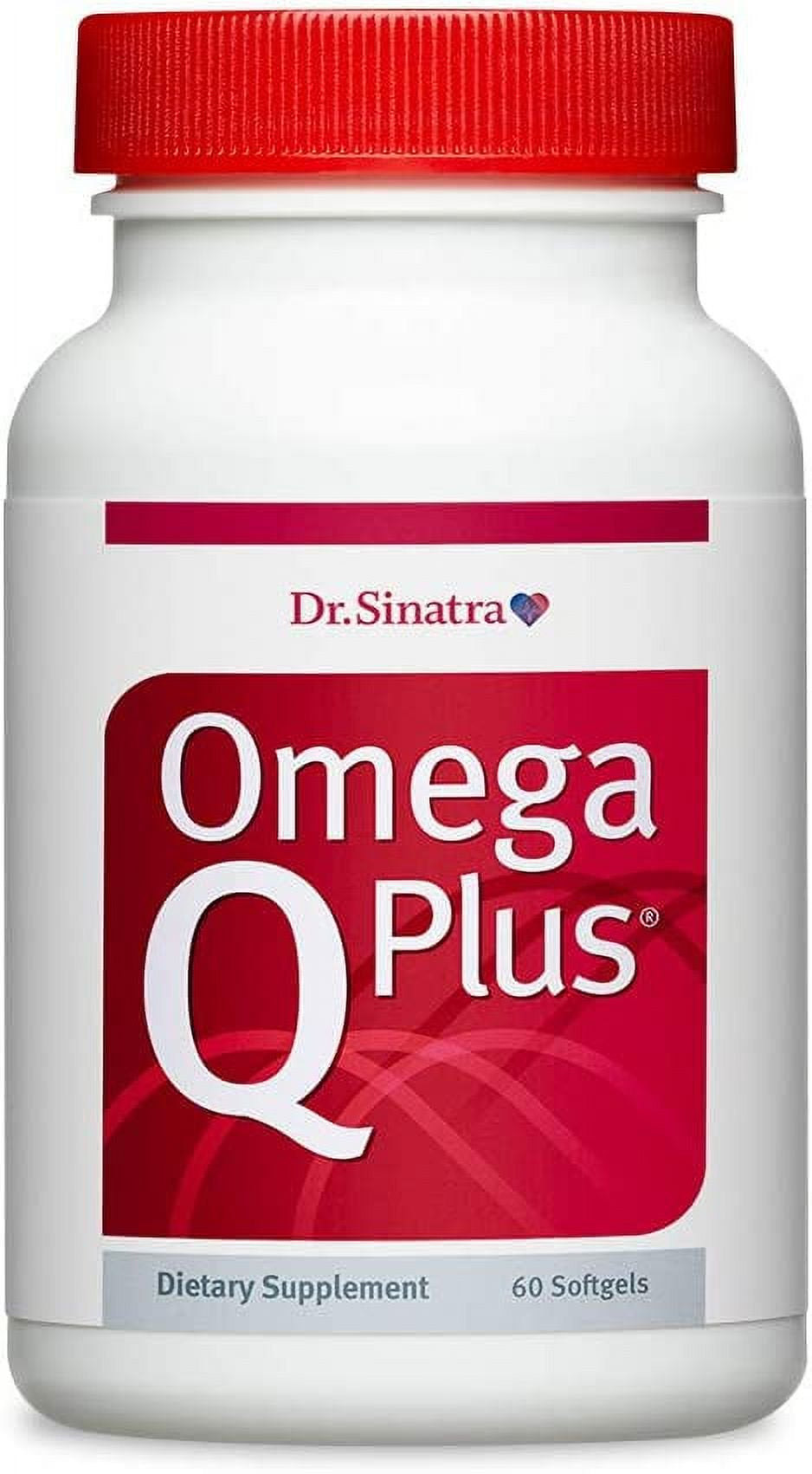 Dr. Sinatra Omega Q plus Omega-3 and Coq10 Supplement Delivers Everyday Heart Health Support with 50 Mg of Coq10 and Provides Antioxidant Power (60 Softgels)