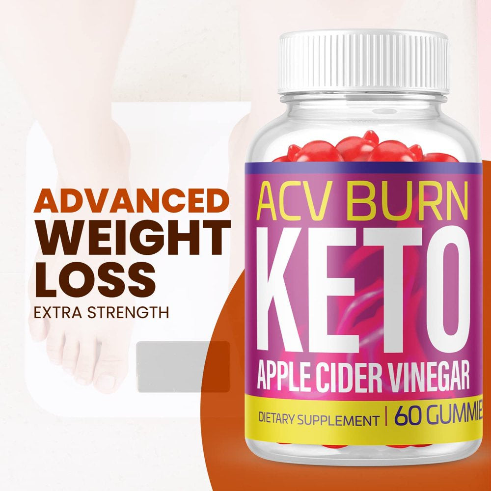 (2 Pack) ACV Burn Keto Gummies - Supplement for Weight Loss - Energy & Focus Boosting Dietary Supplements for Weight Management & Metabolism - Fat Burn - 120 Gummies