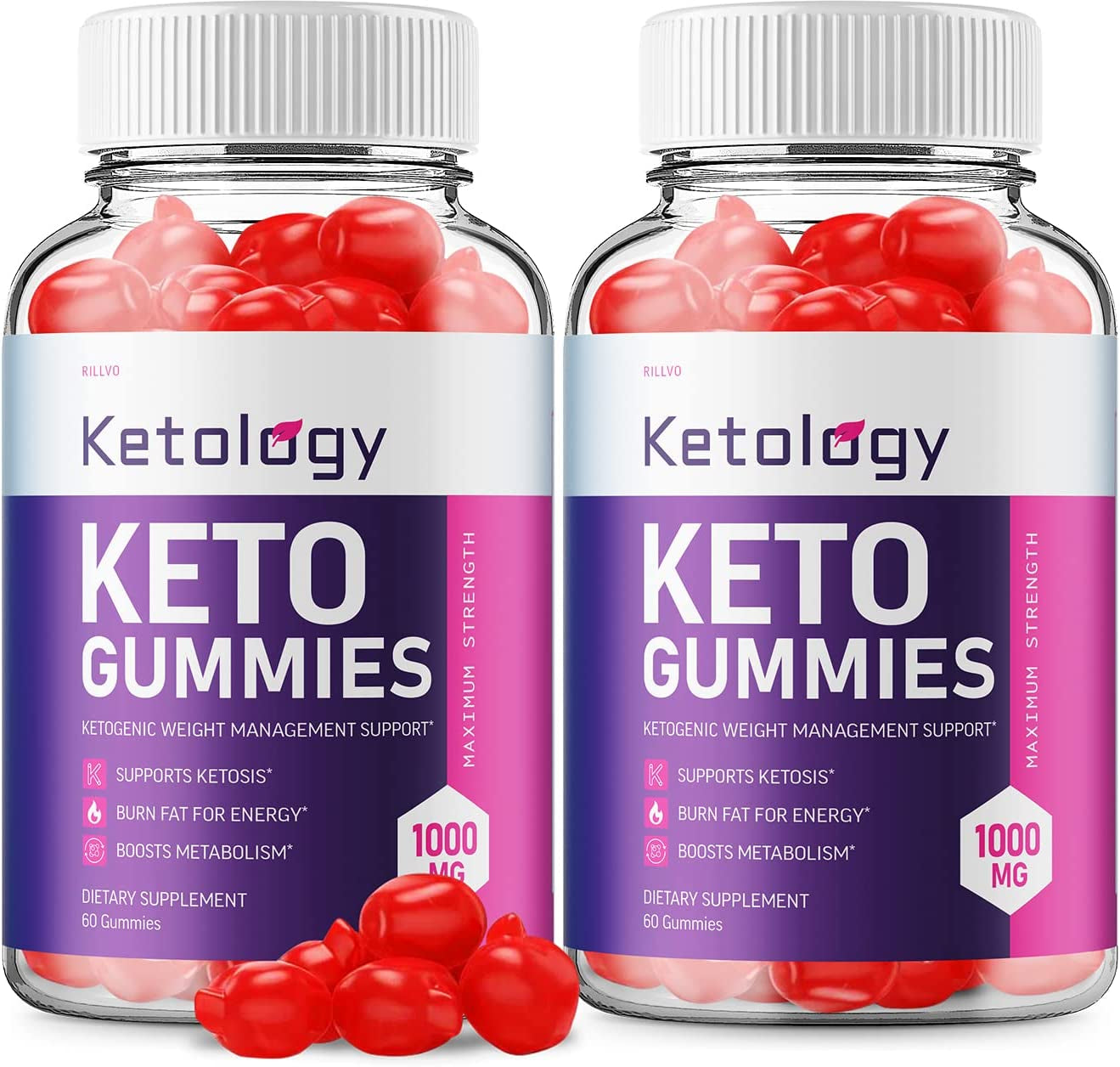 (2 Pack) Ketology ACV Gummies - Advanced Formula Ketology Keto Apple Cider Vinegar Gummies (120 Gummies)