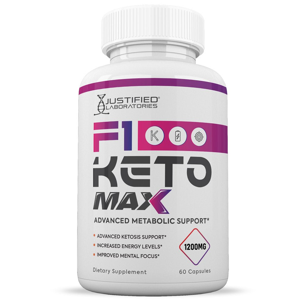 (5 Pack) F1 Keto ACV MAX Pills 1675Mg Alternative to Gummies Dietary Supplement 300 Capsules