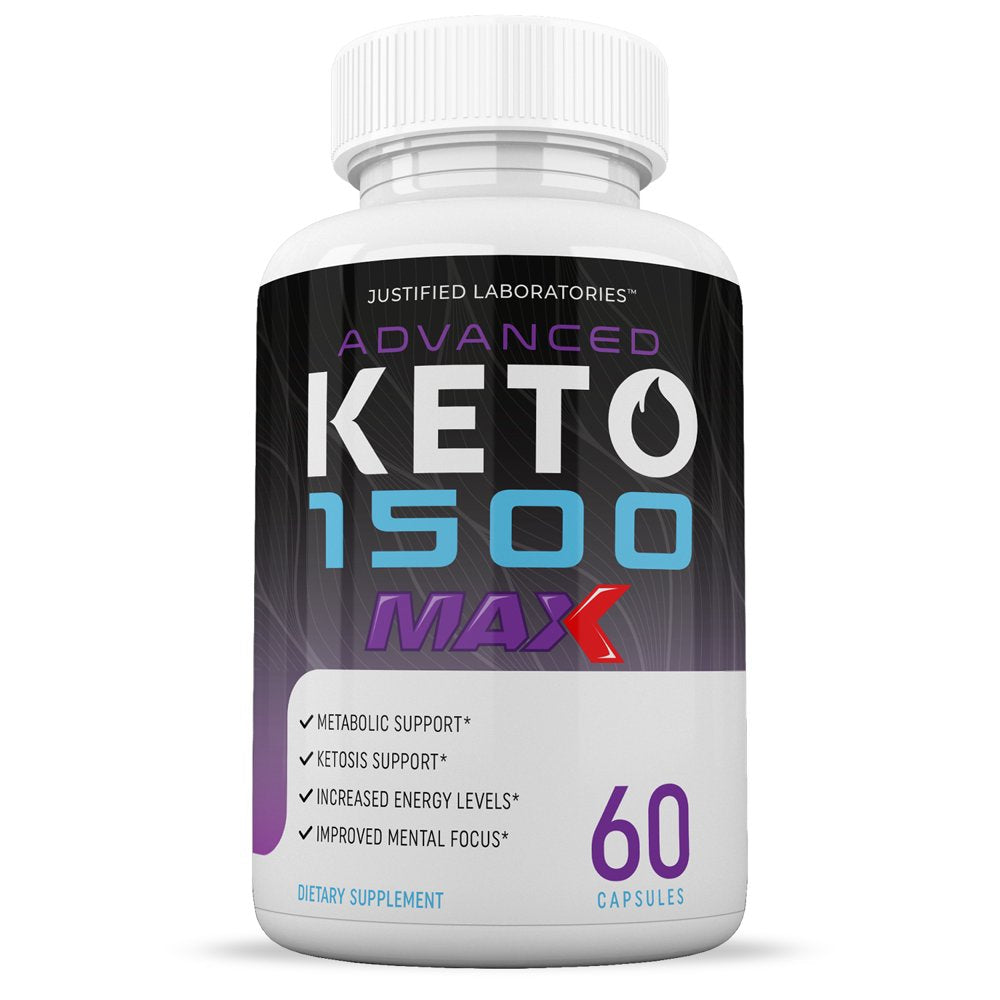 (2 Pack) Advanced Keto 1500 Max 1200MG Pills Advanced Ketogenic Supplement Real Exogenous Ketones Ketosis Support for Men Women 120 Capsules