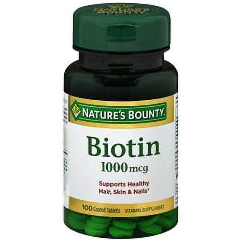 Nature'S Bounty High-Potency Biotin Water-Based Vitamin, 100Ct, 3-Pack