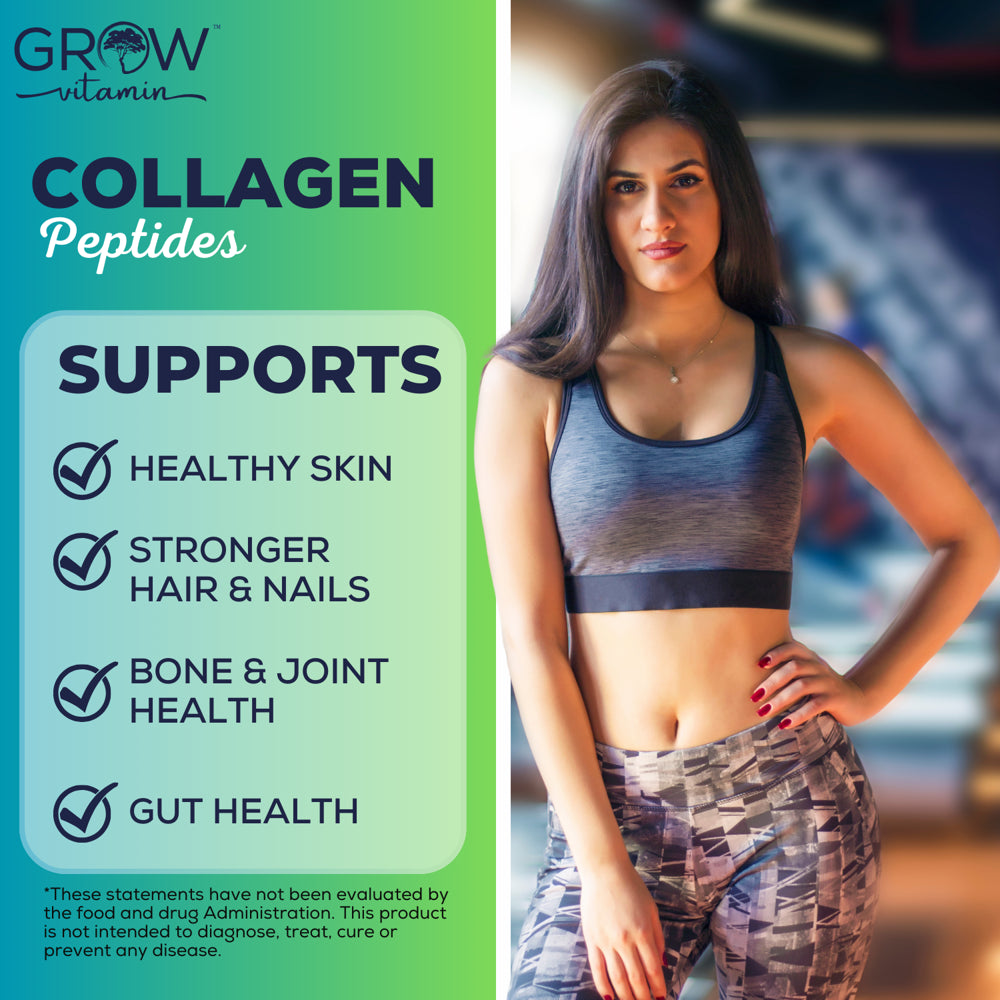 Live Well Collagen Powder - Collagen Peptides with All-Natural Hydrolyzed Protein - Collagen Peptides Powder for Hair Nail and Skin Support - with Biotin & Hyaluronic Acid, 56 SERVINGS