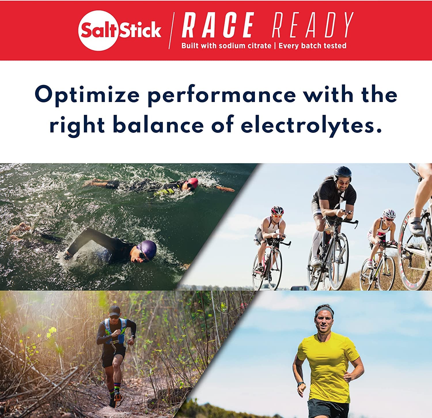 Saltstick Race Ready Electrolyte Capsules with Caffeine | 96 Capsules | Salt Pills for Running, Hydration, Helps Reduce Muscle Cramps | 24 Packets, 4 Capsules Each