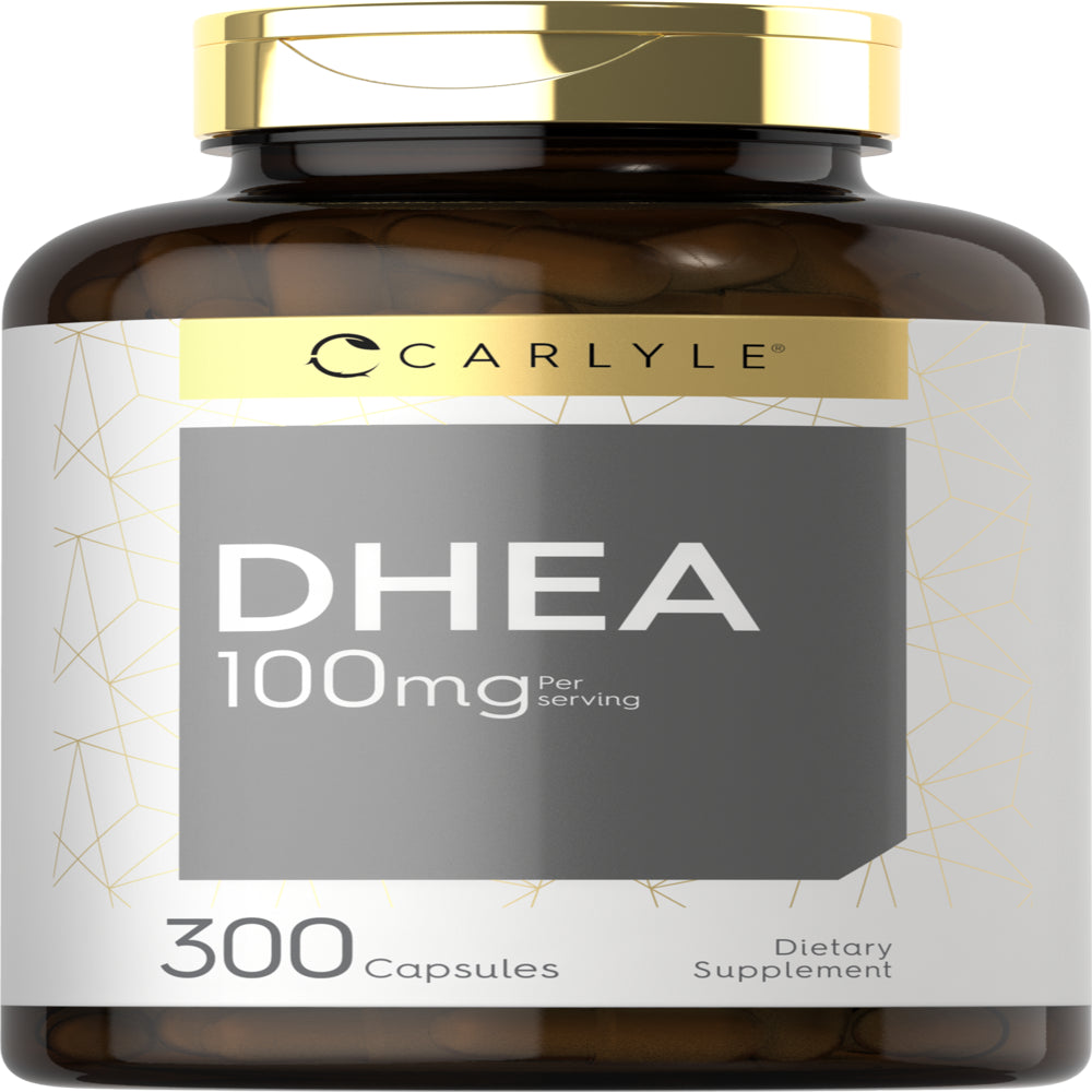 DHEA 100Mg Supplement | 300 Capsules | by Carlyle