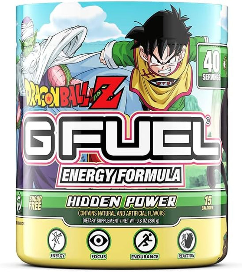 G Fuel Dragon Ball Z Energy Powder, Sugar Free, Clean Caffeine Focus Supplement, Water Mix, Citrus Freeze Flavor, with Focus Amino, Vitamin + Antioxidants Blend - 9.8 Oz (40 Servings)