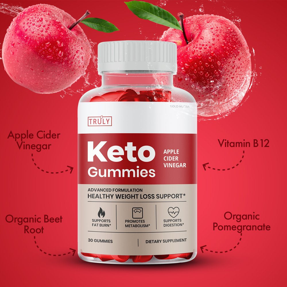 Truly Keto ACV Keto Gummies Official, Maximum Strength( 5 Pack)