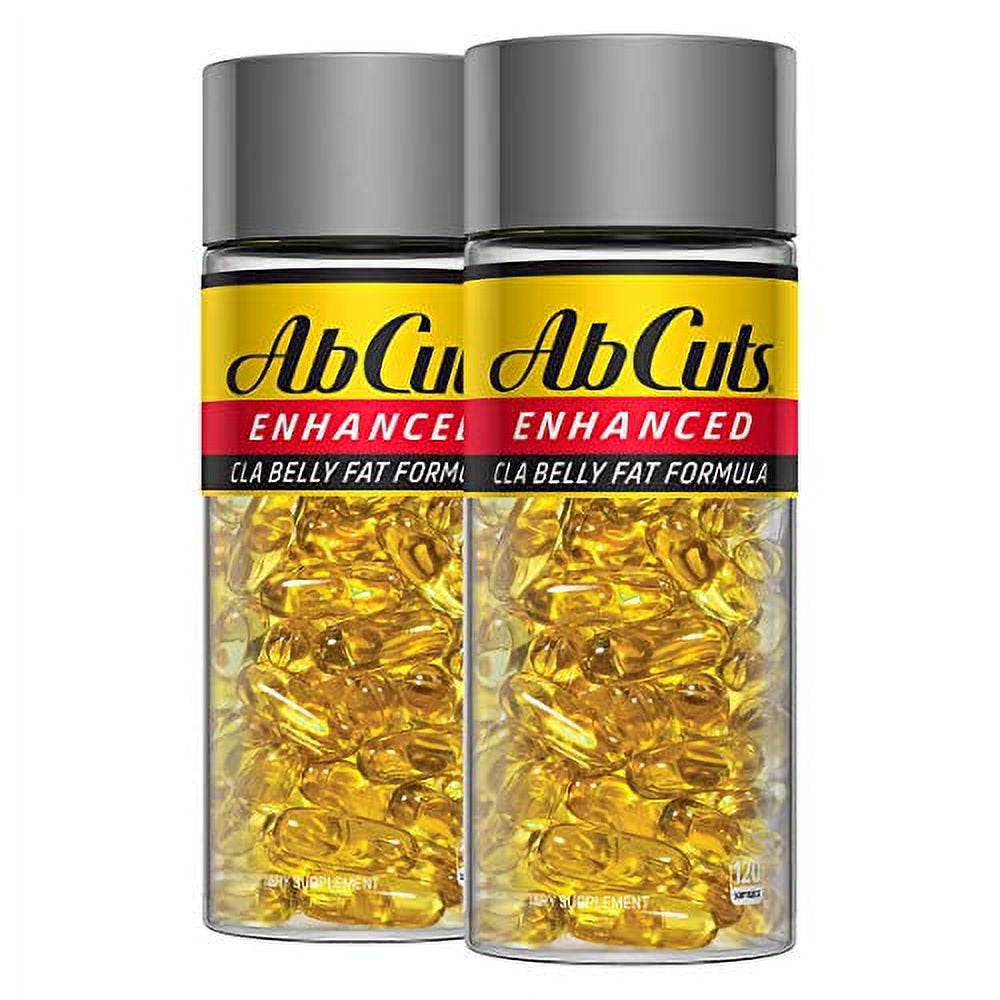 Abcuts Enhanced CLA Belly Fat Formula – 240 Softgels – Men & Women, Non Stimulating – Contains Fish Oil, Flax Seed Oil, Avocado Oil, Vitamin D3, Vitamin E