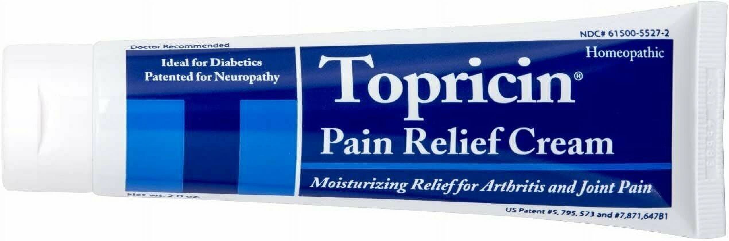 Topricin Pain Relief and Healing Cream 2 Oz (Pack of 6)