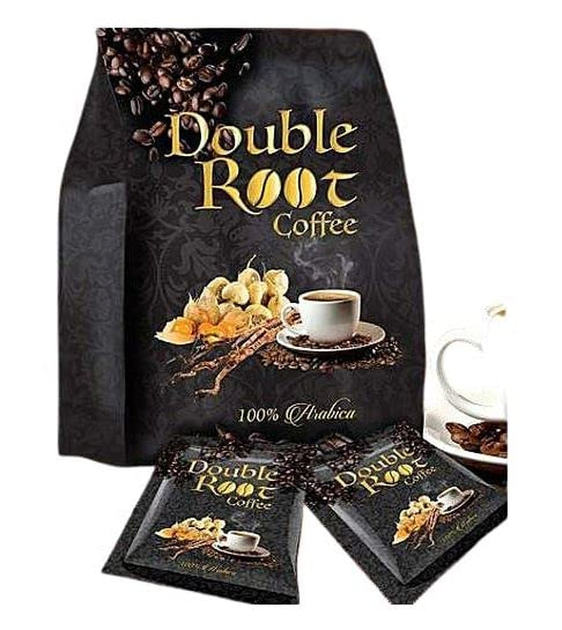 Superlife Double Root Coffee|Tongkat Ali, Maca Root, Manpower Energy Enhancement Instant Coffee, 6 Count (Pack of 1)