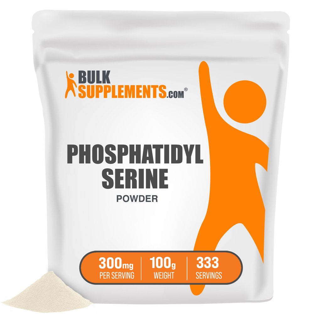 Bulksupplements.Com Phosphatidylserine Powder, 300Mg - Brain Support Supplement (100G - 333 Serv)