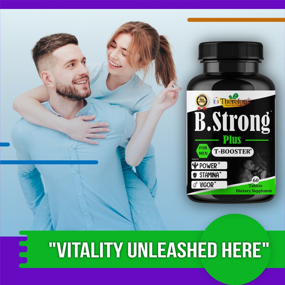 Testosterone Supplement for Libido, Enhancement, Stamina, Strength, Muscle Growth, Workout Supplement 60 Tablets