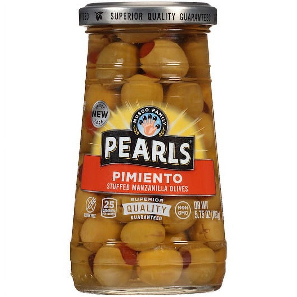 (Price/Case)Pearls Stuffed Manzanilla, 5.75 Ounces, 12 per Case