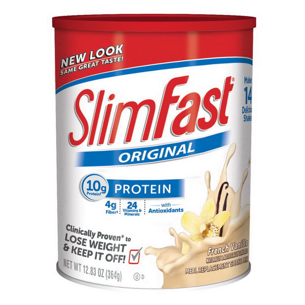 (Price/Case)Slimfast French Vanilla Meal Replacement Drink Mix 12.83 Ounces - 3 per Case