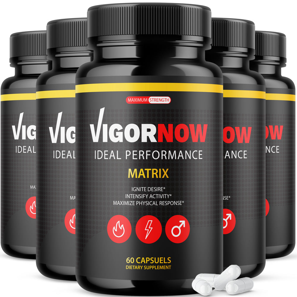 Vigor Now - Vigor Now Male Dietary Enhancement Supplement - 5 Bottles, 300 Capsules