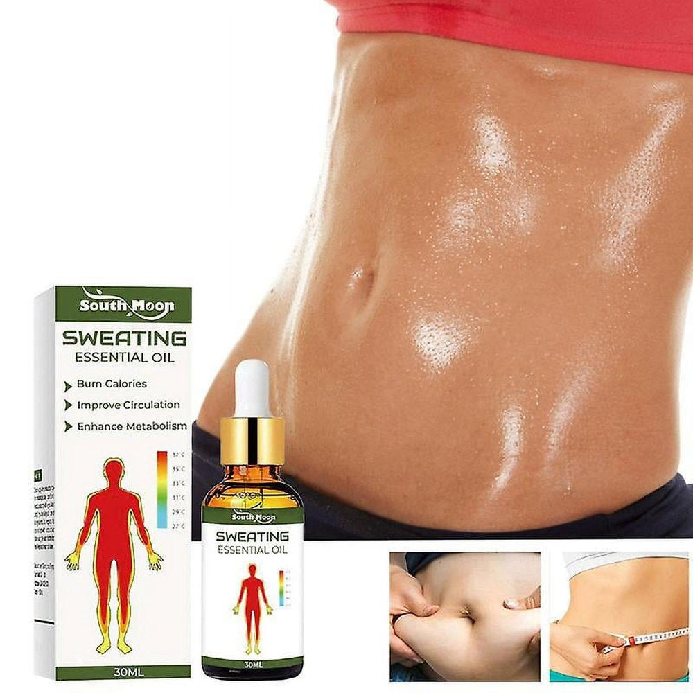 Losing Weight Body Slimming Oil Sweating Essential Oil Cellulite Melting Oil for Fast Fat Burner Slimming Oil Quick Penetration