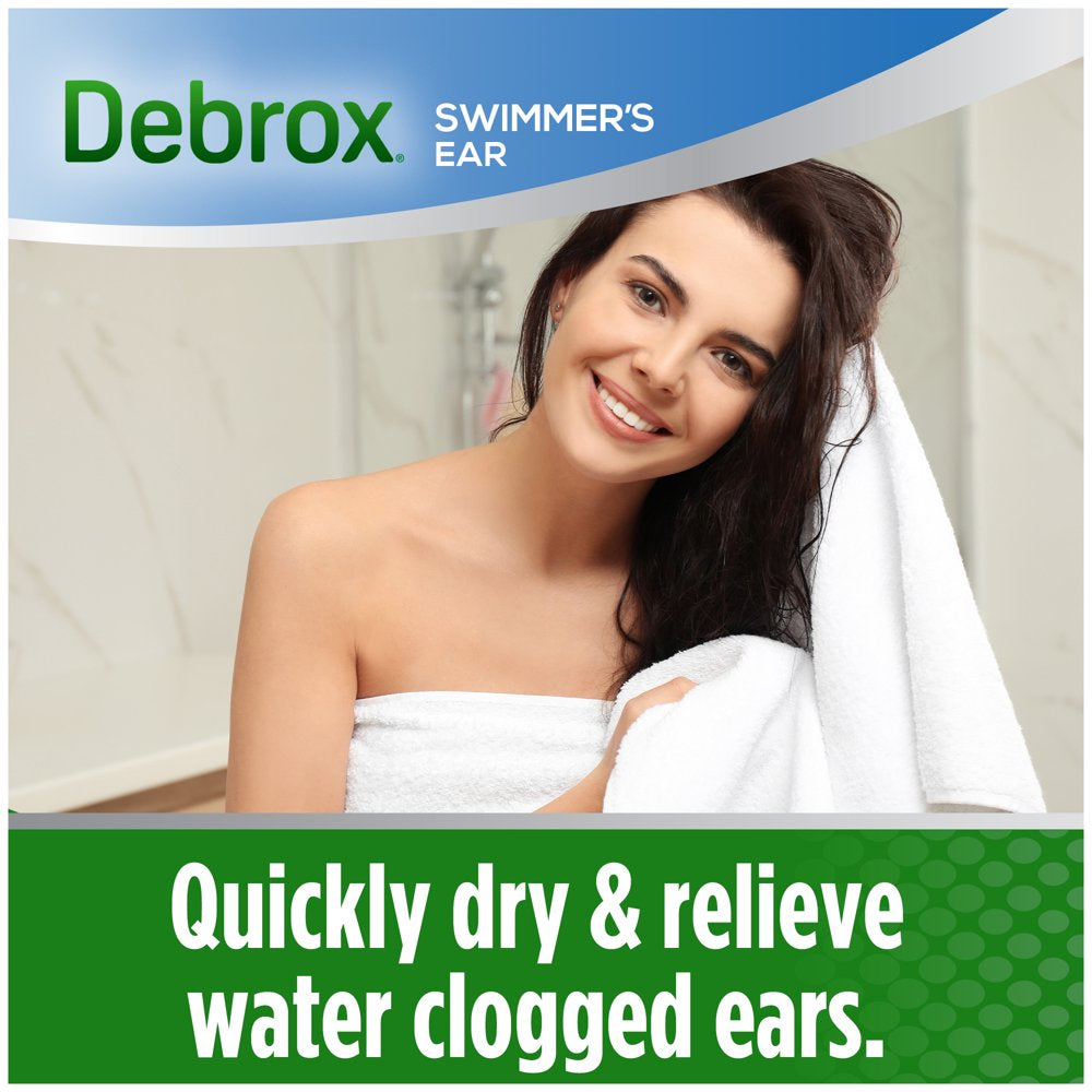 Debrox Swimmer’S Ear Drops, Ear Drying Drops for Adults and Kids, 1 Fl Oz