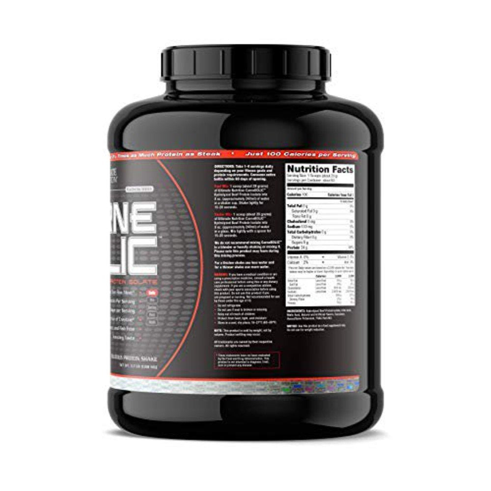 Ultimate Nutrition Carne Bolic Beef Isolate Protein Powder-3.7Lb