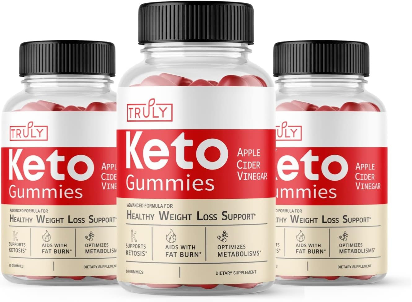 Zonata Truly Keto Gummies, 180 Count