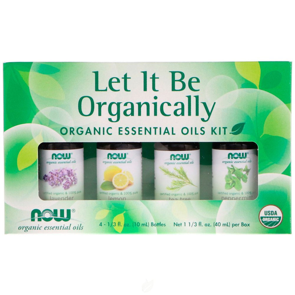 NOW ORGANIC ESSENTIAL OIL KIT, Pack of 2