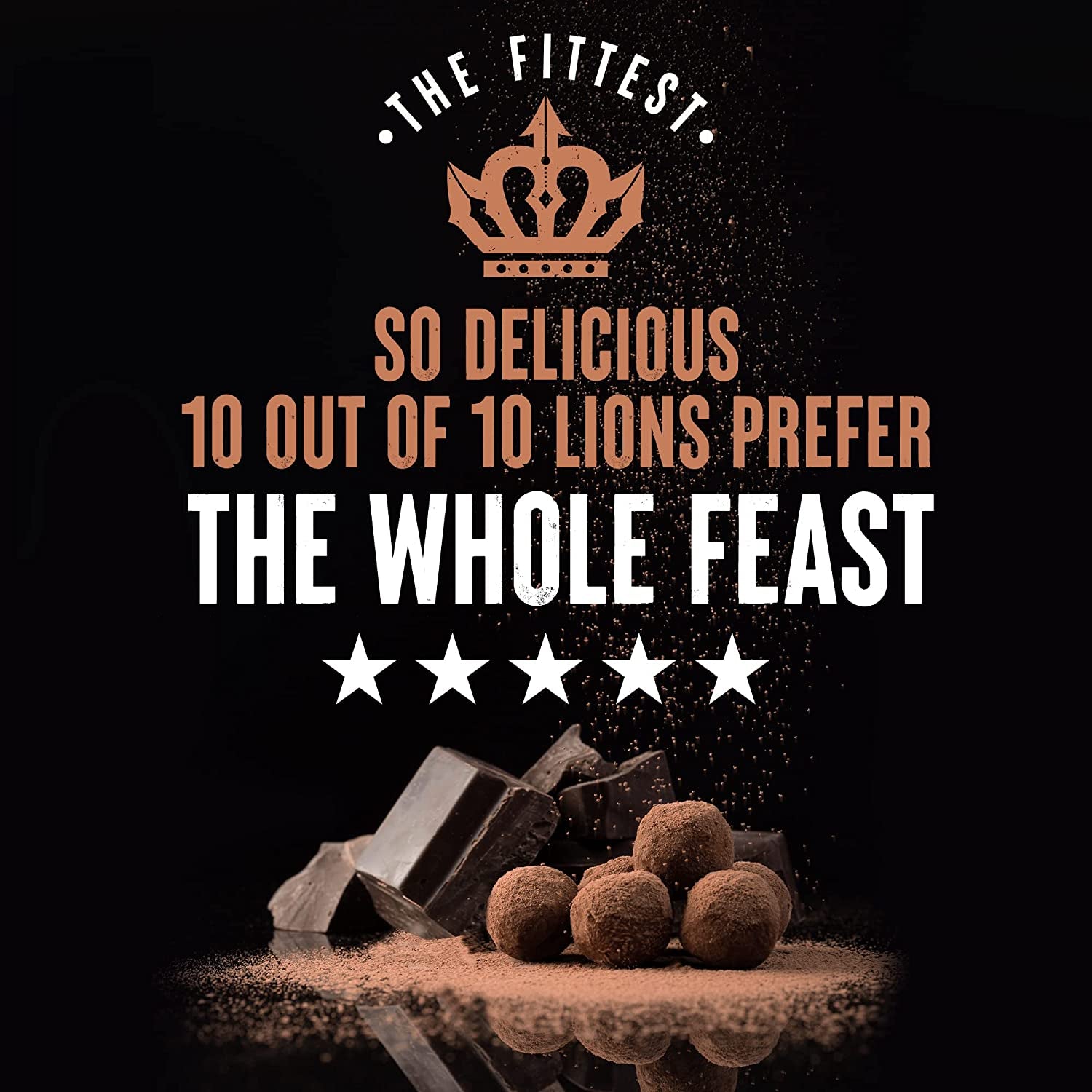 The Fittest Whole Feast Beef Protein Powder - Milk Chocolate - Nose to Tail Carnivore Blend Including Liver, Colostrum and Whole Bone - Bcaas - 14G Collagen, 21G Total Protein