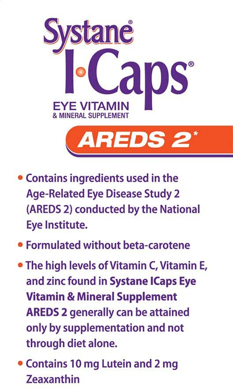 ICAPS AREDS2 Eye Vitamin Softgels 1 120 Each - (Pack of 4)