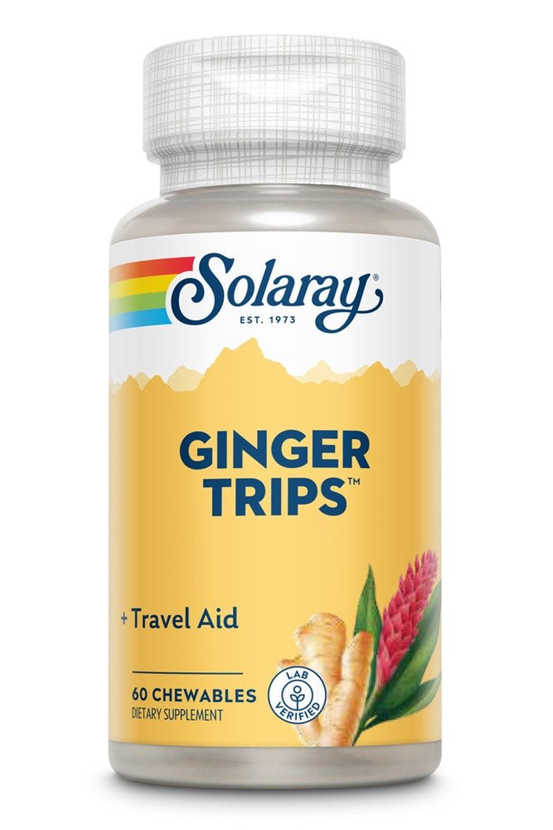 Solaray Ginger Trips Chewable -- 60 Chewables