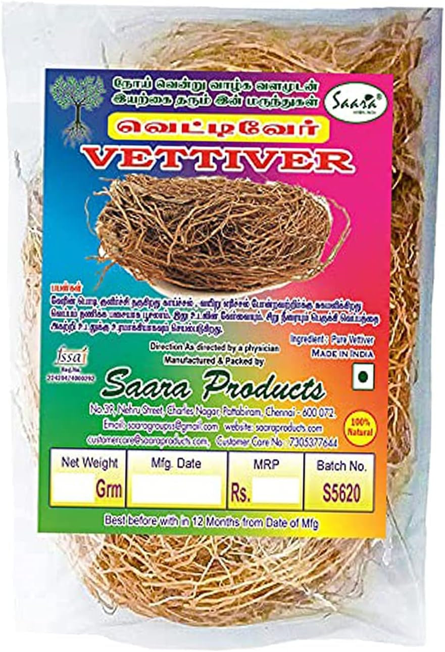 BETT SAARA Vetiver Root (50 Gram)