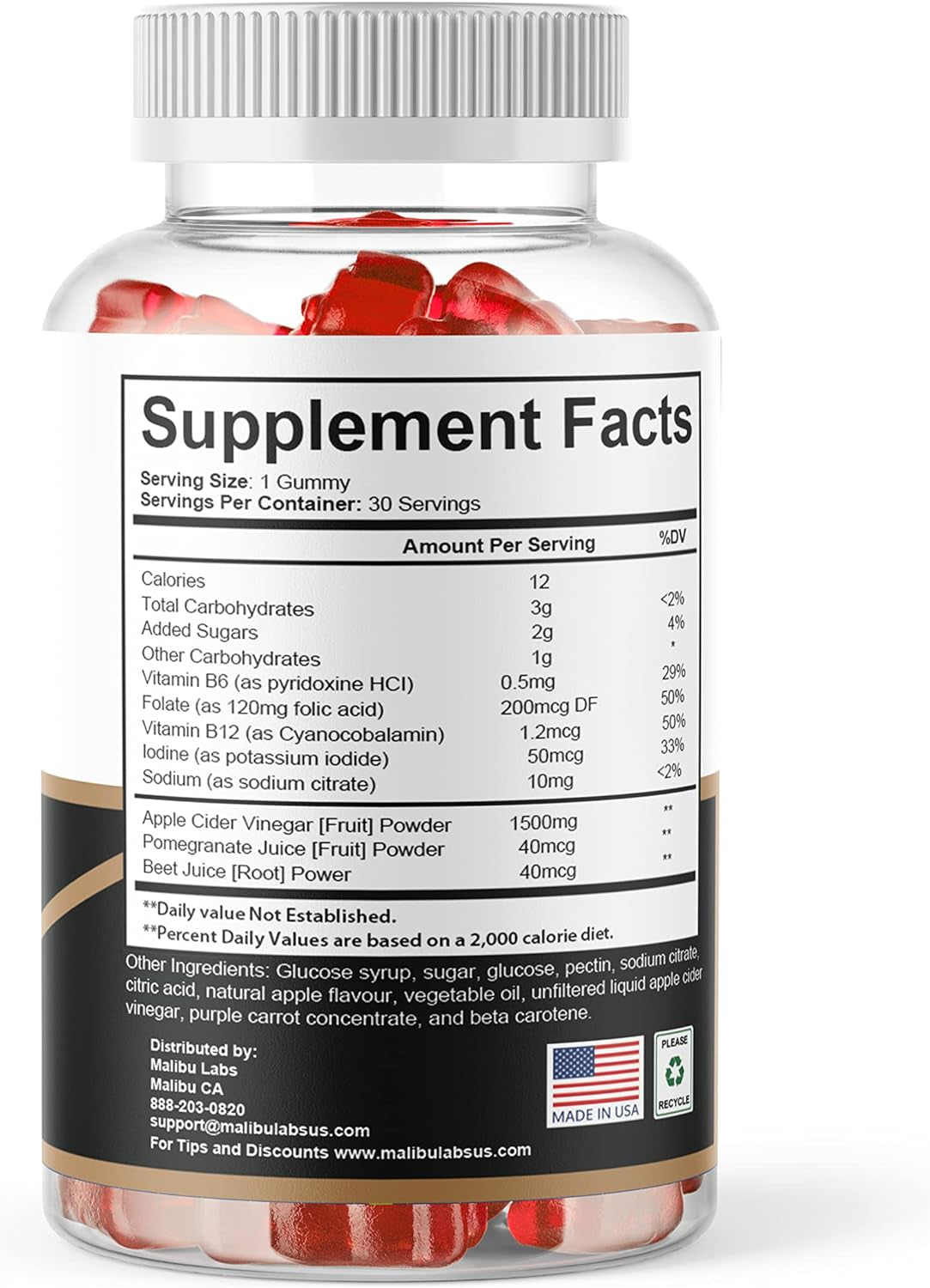 Vita Sential ACV Gummies, Apple Cider Vinegar Ketosis, New Strong Time Released Formula, 1500Mg Once a Day, Ketogenic Support Supplement, Ketos Shark Gummy, (5 Pack) 150 Day Supply Tank