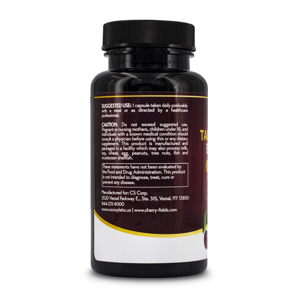 Uric Acid Support - Tart Cherry Extract - New Lowering Formula, 120 Vcaps - (Cherry Fields 2 Bottles)