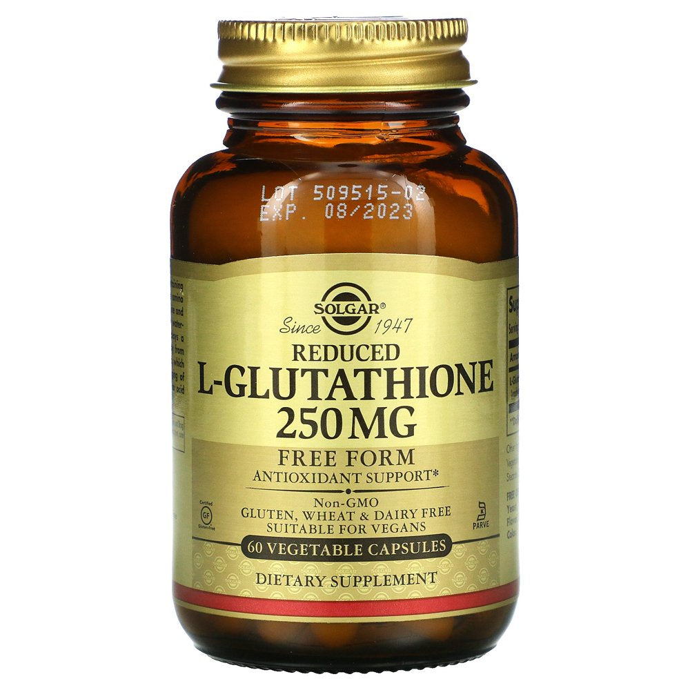 Solgar L-Glutathione 250 Mg - 60 Vegetable Capsules
