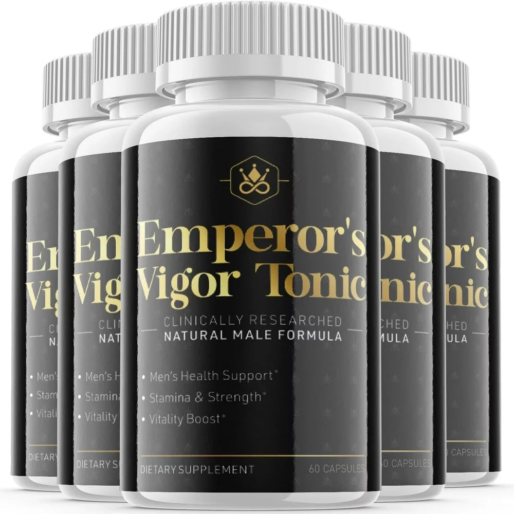 (5 Pack) Emperor'S Vigor Tonic - Dietary Supplement - 300 Capsules