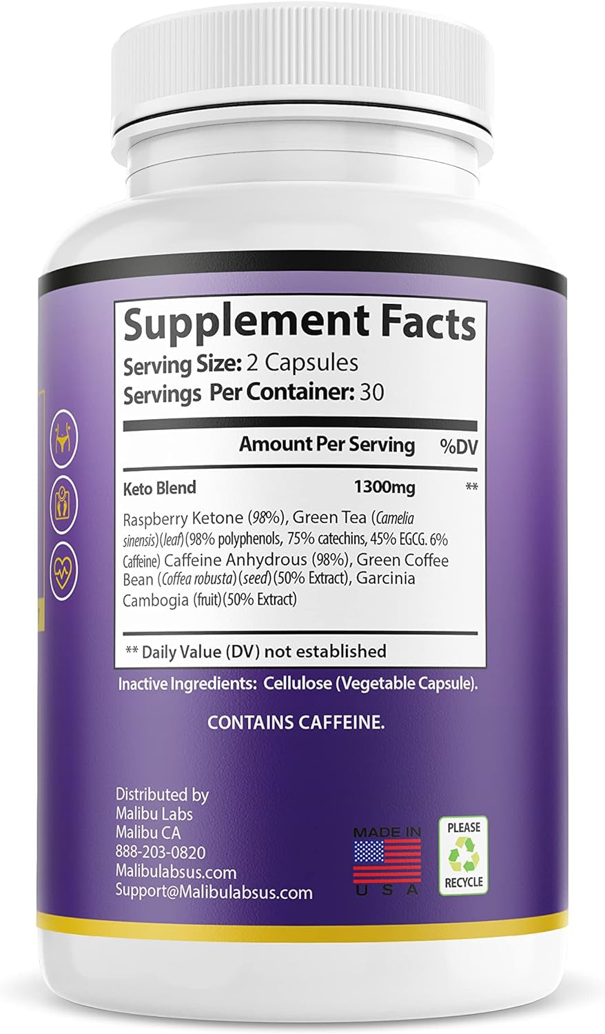 (Official) Keto Strong, Advanced Ketogenic Pill Shark Formula 1300Mg, Made in the USA, (2 Bottle Pack), 60 Day Supply Tank