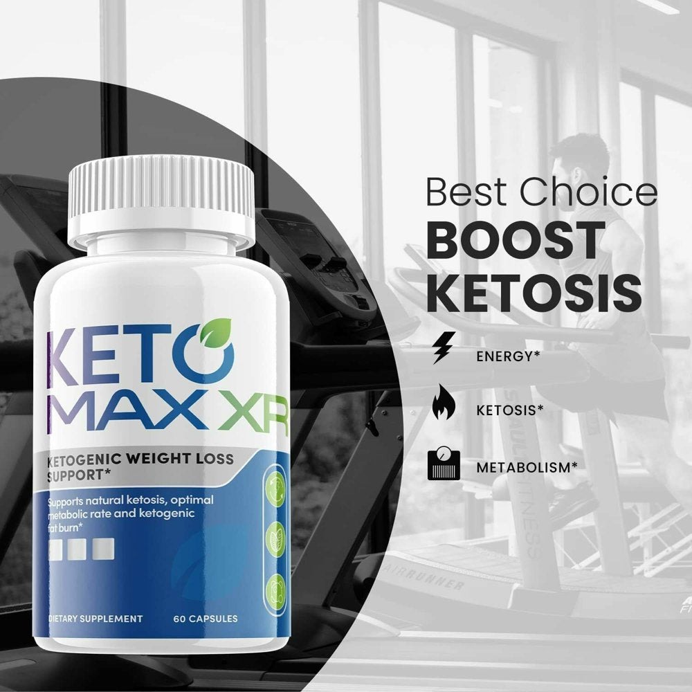 (5 Pack) Keto Max XR - Supplement for Weight Loss - Energy & Focus Boosting Dietary Supplements for Weight Management & Metabolism - Advanced Fat Burn Raspberry Ketones Pills - 300 Capsules