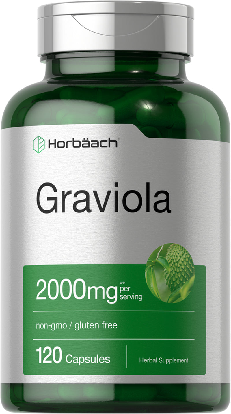 Graviola Extract 2000Mg | 120 Capsules | by Horbaach