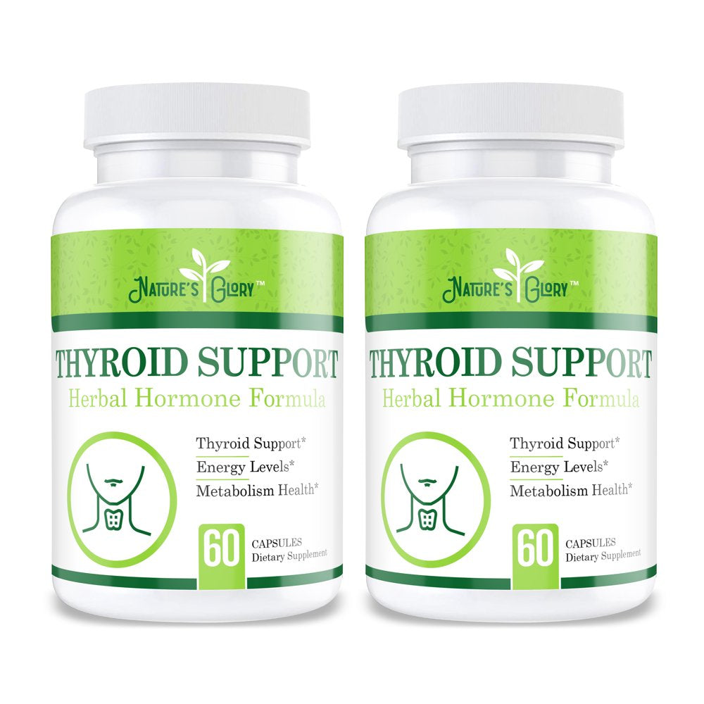 Thyroid Support for Energy and Metabolism Supplement - Improves Energy Level and Blood Flow for Thyroid and Metabolism Health - 120 Capsules