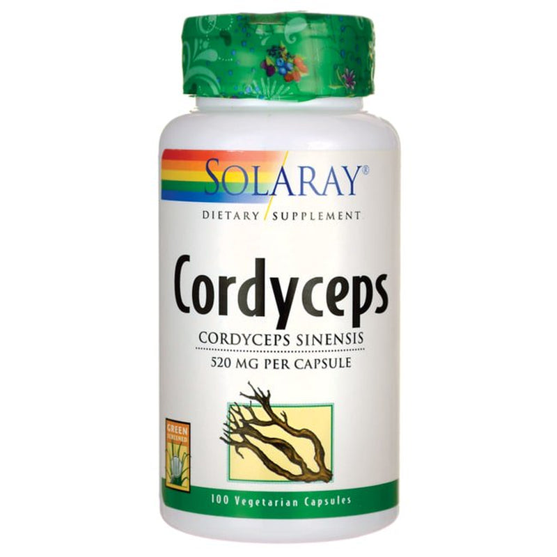 Solaray - Cordyceps 520 Mg. - 100 Vegetarian Capsules