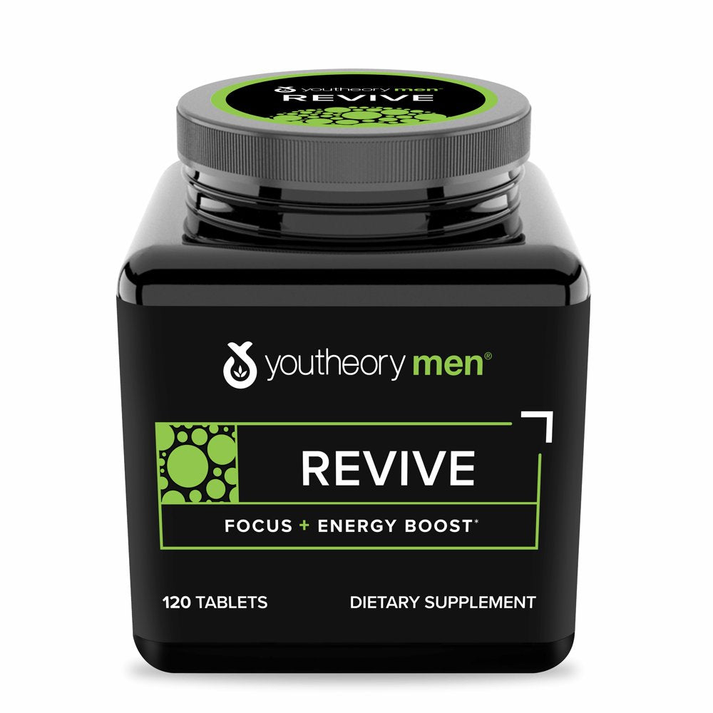Youtheory Men'S Revive Advanced Tablets, 120 Ct (1 Bottle)