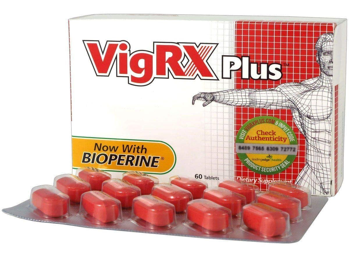 Vigrx plus Male Virility Herbal Dietary Supplement Pill - 60 Tablets (2 Box)