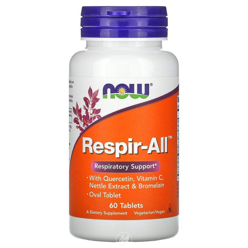 Now Foods Respir-All (Allergy Support) Vegetarian - 60 Tabs, Pack of 2