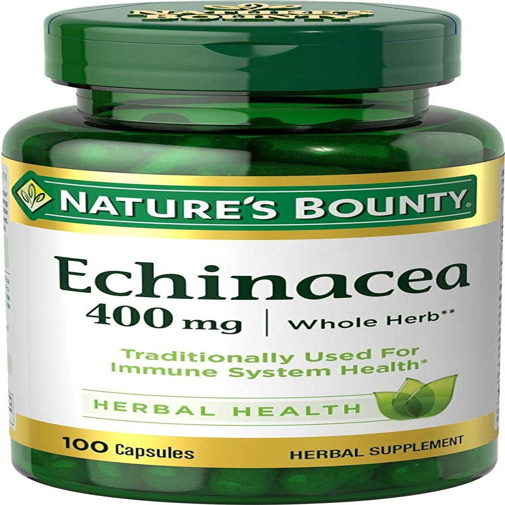 Nature'S Bounty Echinacea 400 Mg Capsules 100 Ea (Pack of 2)
